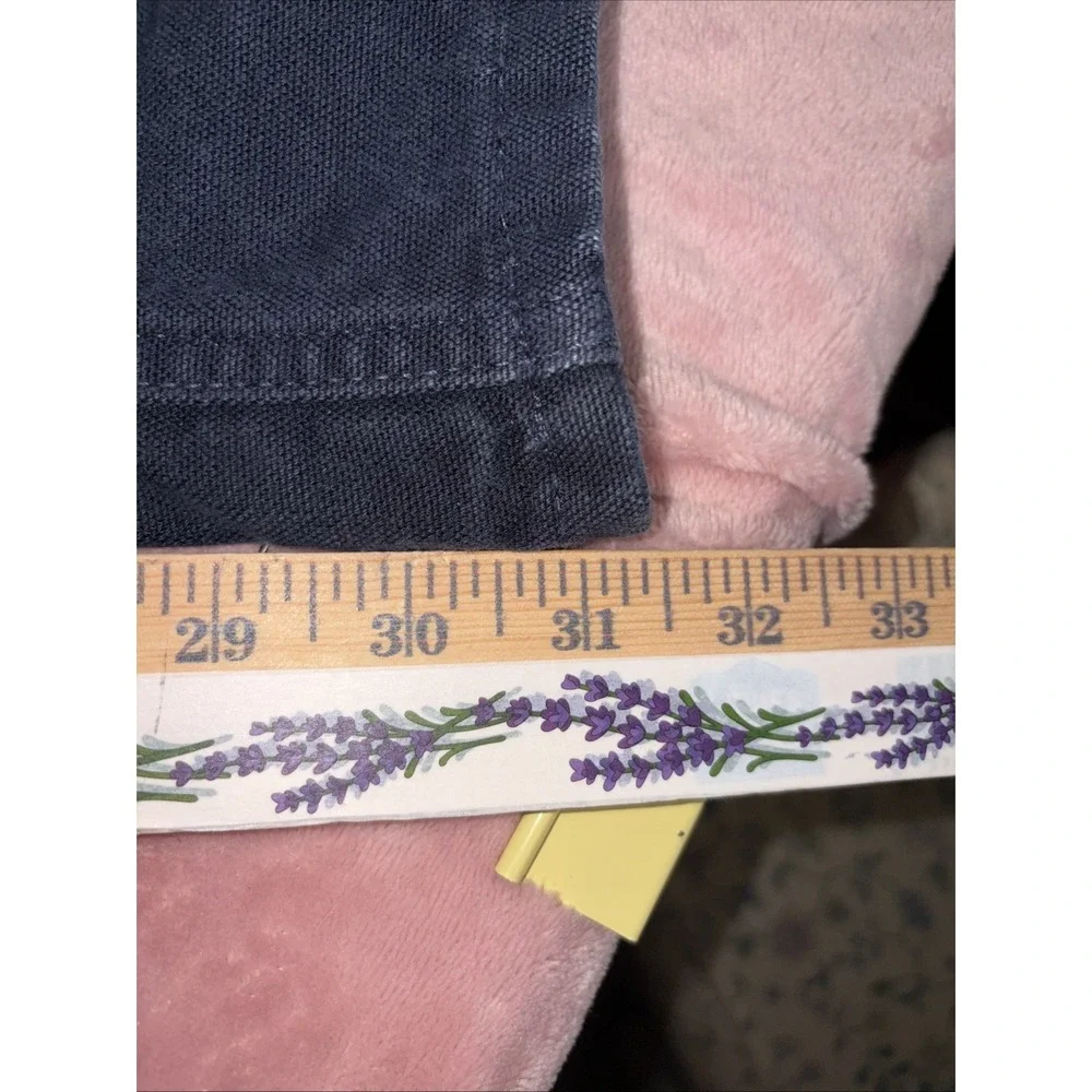 Carhartt Heavy Duty Canvas Work Pants Sz 32/32. Navy Blue. Dungarees.